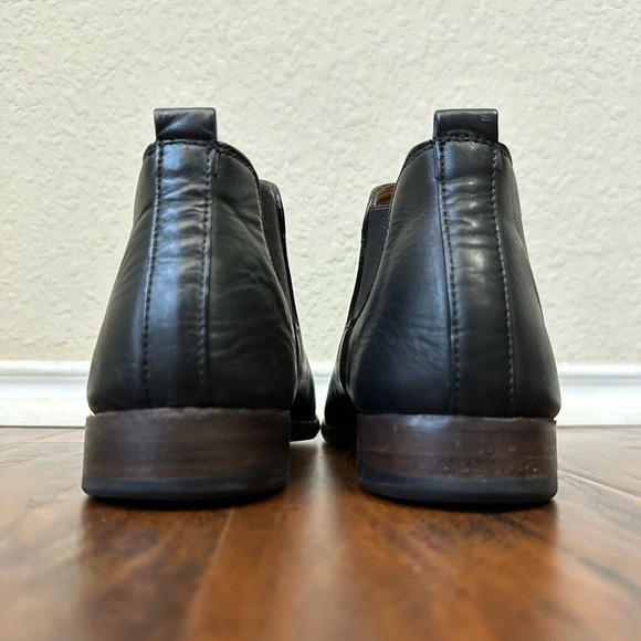 SUTRO FOOTWEAR The Ocean Ankle Boots Booties Stretch in Black Leather - Picture 8 of 12